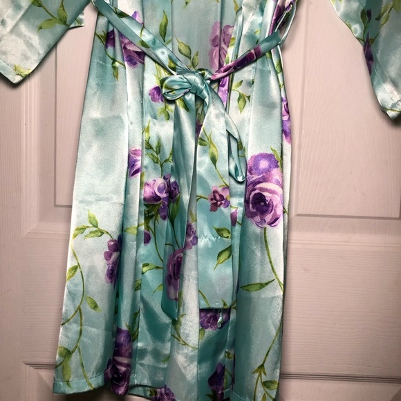L.a. Intimates Silk Robe Dress Women’s Size S - Picture 3 of 5